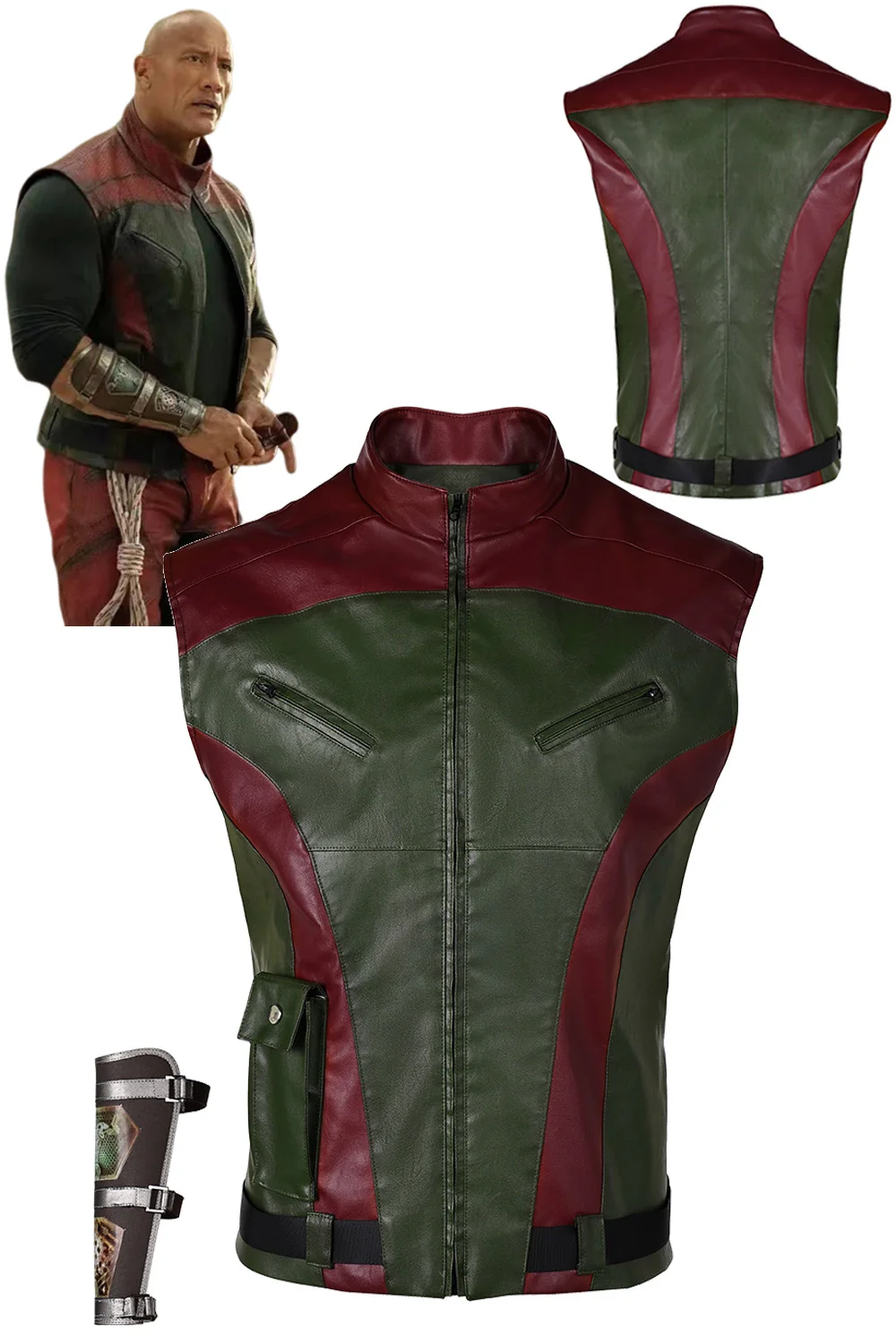 Disguise Callum Drift Cosplay Vest Armband 2024 Movie Red One Costume Adult Men Roleplay Fancy Dress Up Party Clothes
Disguise Callum Drift Cosplay Vest Armband 2024 Movie Red One Costume Adult Men Roleplay Fancy Dress Up Party Clothes
