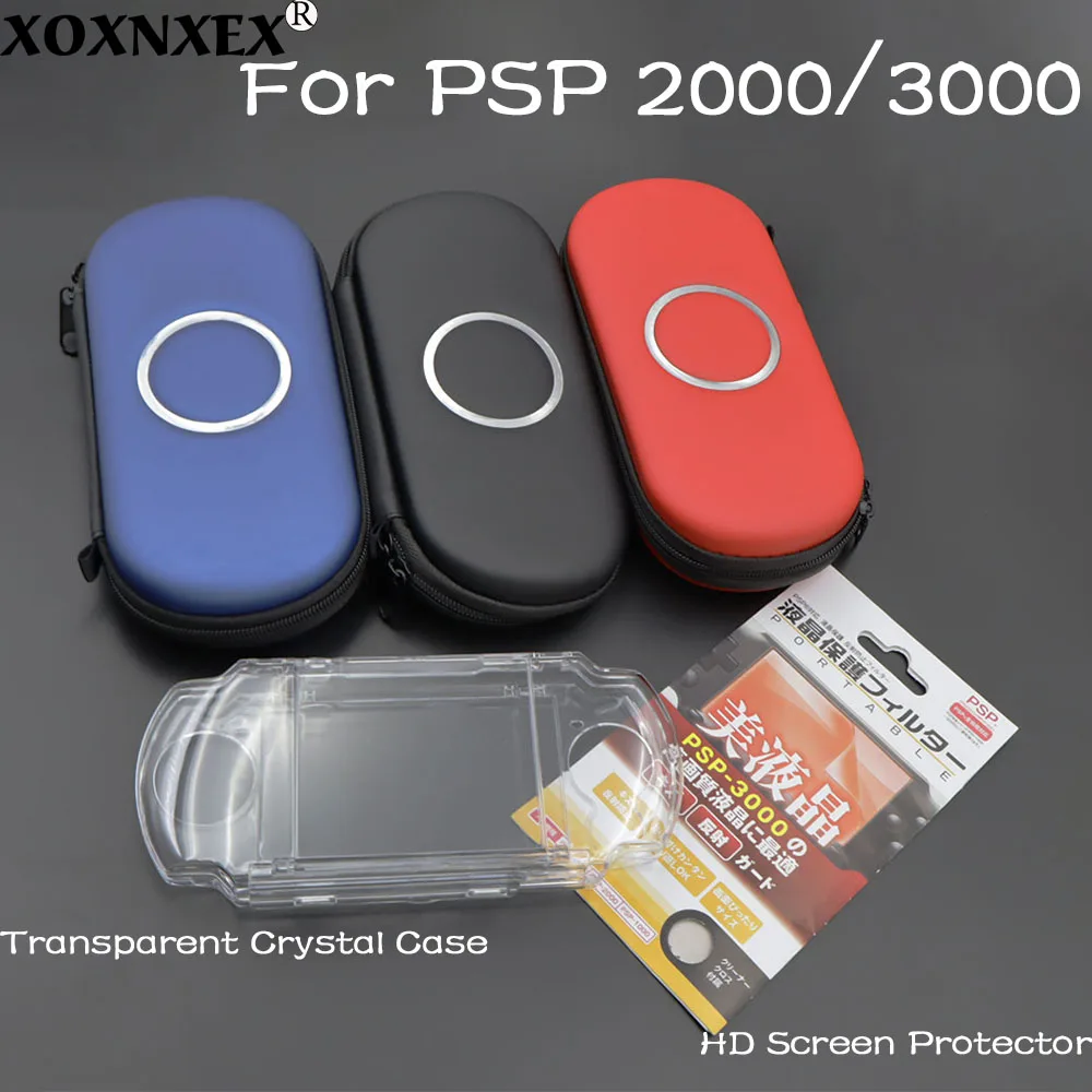1Set Transparent Crystal Case+Hard EVA Protective Travel Storage Bag with Screen Protective Film For PSP 2000 /3000 Game Console
1Set Transparent Crystal Case+Hard EVA Protective Travel Storage Bag with Screen Protective Film For PSP 2000 /3000 Game Console