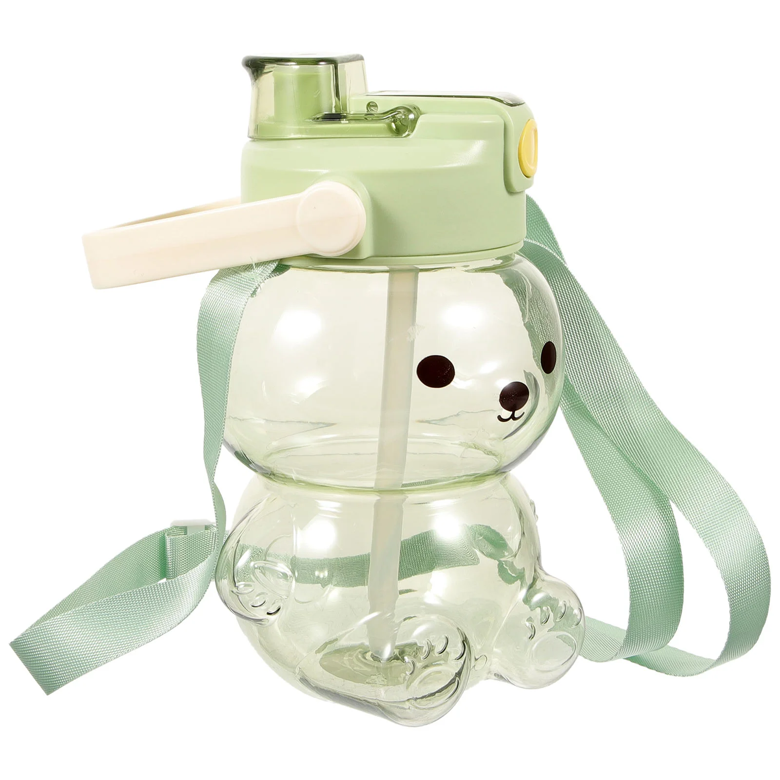Bear Water Bottle with Strap Good Looking Milk Tea Empty Juice Bottles Refillable Plastic Drinks Student
Bear Water Bottle with Strap Good Looking Milk Tea Empty Juice Bottles Refillable Plastic Drinks Student