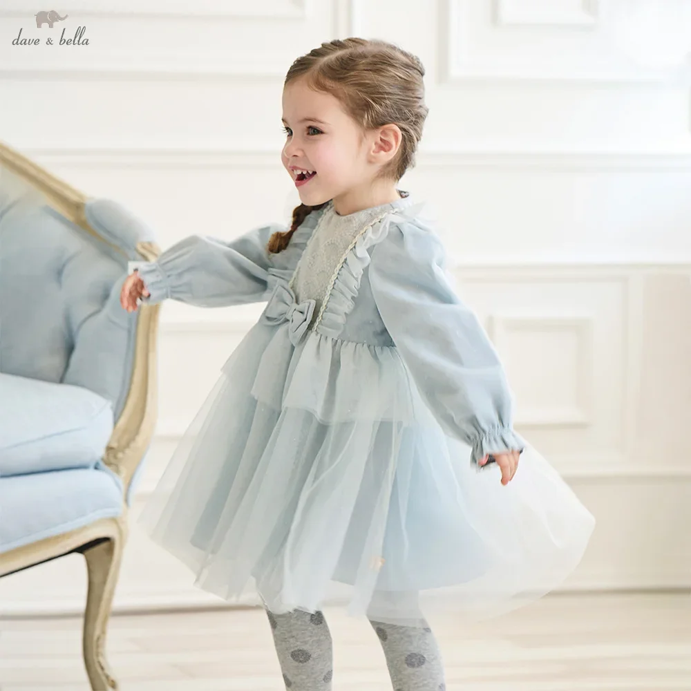 Dave Bella Girls Baby Princess Dress Autumn Gentle Charm Sweet Cute Bow Kids Blue Elegant Mesh Dress Party Outdoor DB3252656
Dave Bella Girls Baby Princess Dress Autumn Gentle Charm Sweet Cute Bow Kids Blue Elegant Mesh Dress Party Outdoor DB3252656