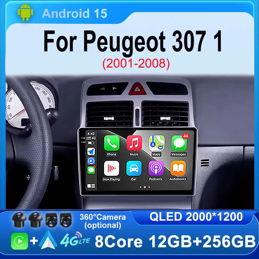 Android 15 Car Radio for Peugeot 307 1 2002-2008 GPS Navigation WIFI 4G LTE BT DSP Stereo QLED Wireless Carplay Auto
Android 15 Car Radio for Peugeot 307 1 2002-2008 GPS Navigation WIFI 4G LTE BT DSP Stereo QLED Wireless Carplay Auto