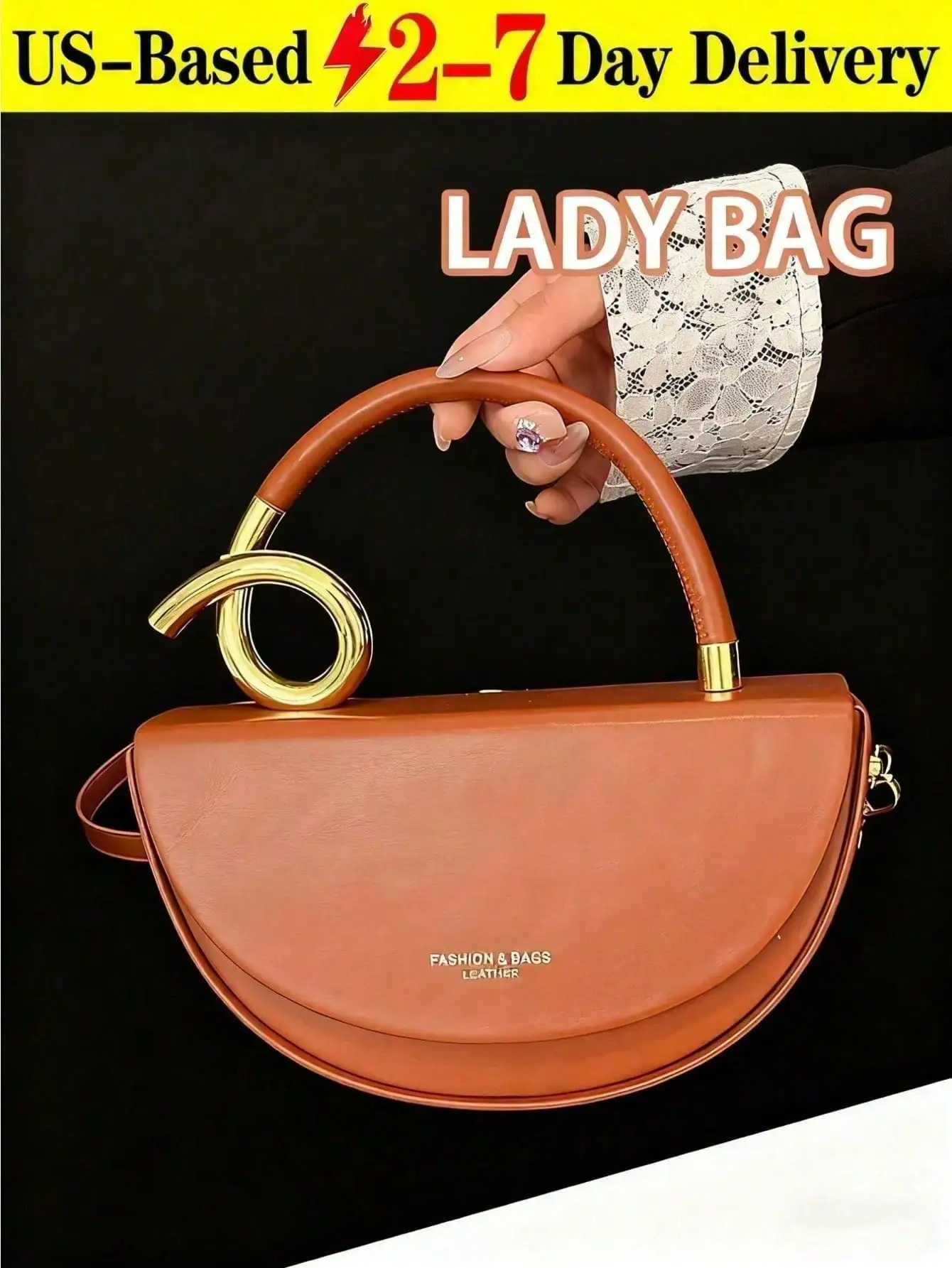 Niche Design Women's Handbag, Fashionable Retro High-Quality Textured Messenger Bag, Solid Color Versatile Underarm Saddle Bag, Casual And Versatile Style, Suitable For Daily Outings, Travel, And Office Workers Commuting
Niche Design Women's Handbag, Fashionable Retro High-Quality Textured Messenger Bag, Solid Color Versatile Underarm Saddle Bag, Casual And Versatile Style, Suitable For Daily Outings, Travel, And Office Workers Commuting