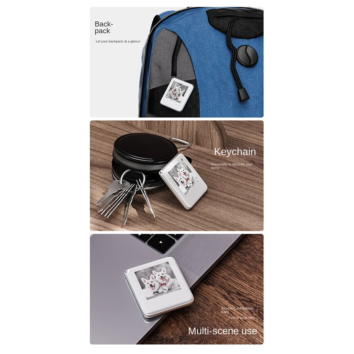 WHQT NFC Function Keyring 1.54-Inch Three Color Display Screen Image Wireless Transmission Keychain Ink Screen
WHQT NFC Function Keyring 1.54-Inch Three Color Display Screen Image Wireless Transmission Keychain Ink Screen