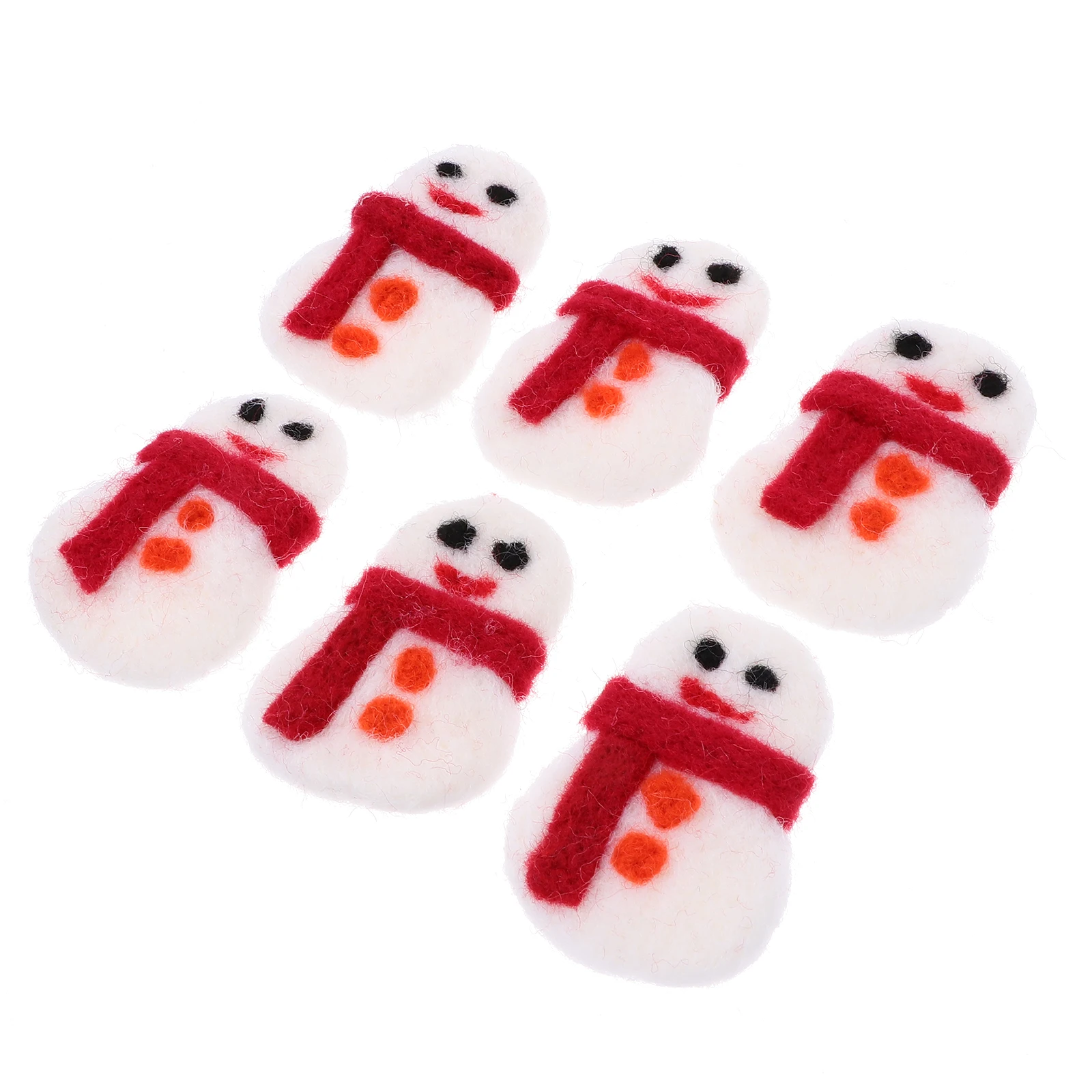 6 Pcs Snowman Felt Adornment Xmas Decor Lightweight Gifts Decorative Supplies Christmas naments Party Wedding Birthday
6 Pcs Snowman Felt Adornment Xmas Decor Lightweight Gifts Decorative Supplies Christmas naments Party Wedding Birthday
