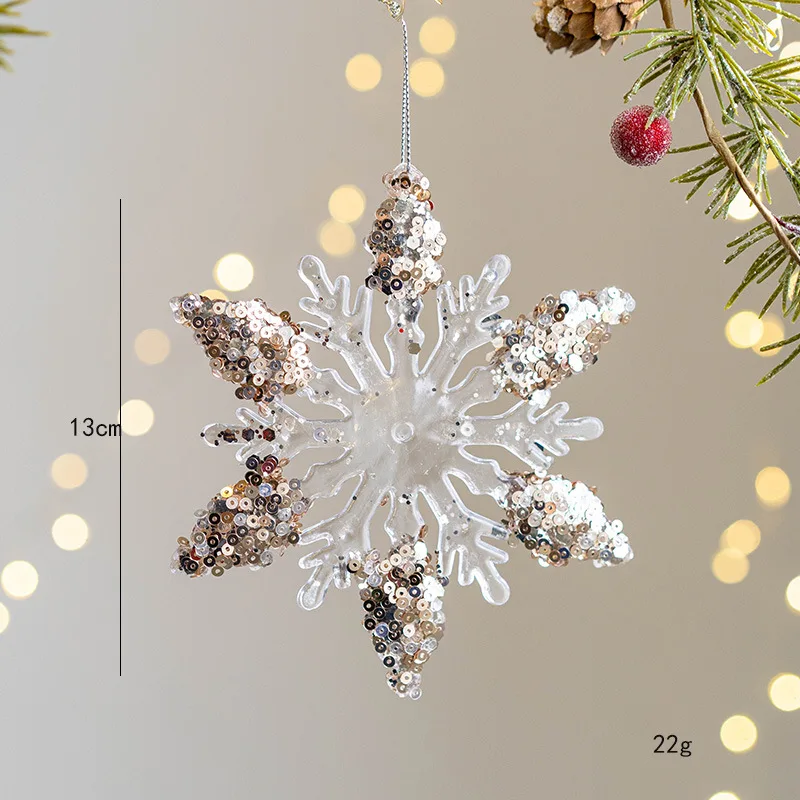 White Christmas Snowflakes Ornaments, Christmas Tree Decoration, Festive Party Supplies, Adornos, 2022, 5Pcs
White Christmas Snowflakes Ornaments, Christmas Tree Decoration, Festive Party Supplies, Adornos, 2022, 5Pcs