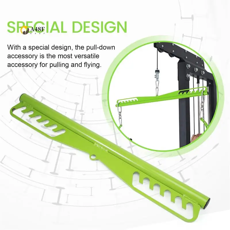 A48F-Home Gym Fitness Spreader Bar, Multi-Grip Wide Lat Pull Down Bar,Lat Pulldown Attachments Long Bar,Short Bar
A48F-Home Gym Fitness Spreader Bar, Multi-Grip Wide Lat Pull Down Bar,Lat Pulldown Attachments Long Bar,Short Bar