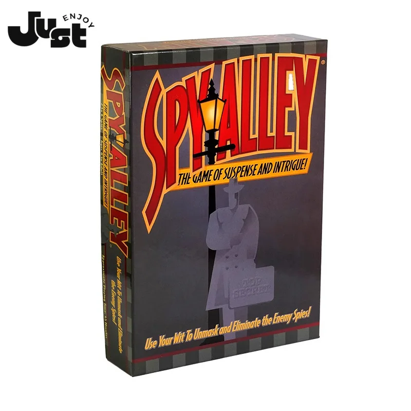 Spy Alley Board Game 2–6 Players For Family/Party English Strategy Entertainment Card Game Popular juegos de mesa
Spy Alley Board Game 2–6 Players For Family/Party English Strategy Entertainment Card Game Popular juegos de mesa