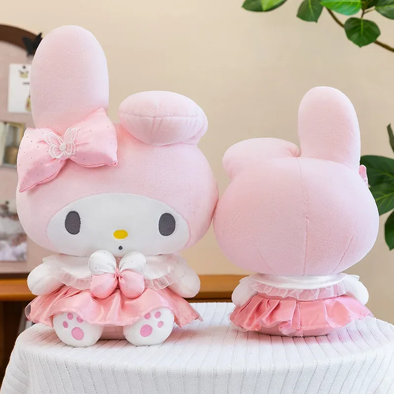 Плюшевая игрушка Sanrio My Melody Kuromi с бантом, большая, очень мягкая, милая, коллекционная, подарок на день рождения для девочек и детей
Плюшевая игрушка Sanrio My Melody Kuromi с бантом, большая, очень мягкая, милая, коллекционная, подарок на день рождения для девочек и детей