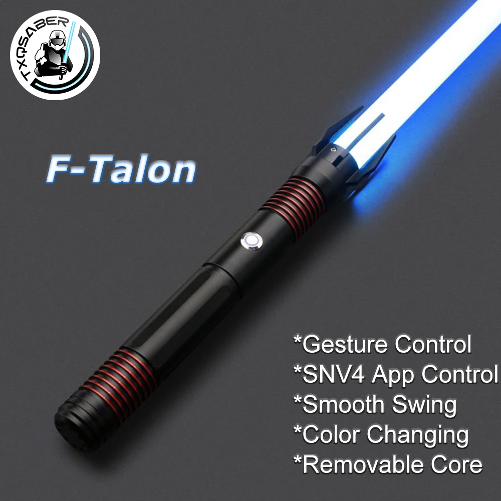 TXQSABER Neo Pixel Lightsaber Smooth Swing Laser Sword Metal Hilt With Dueling Blade Blaster Force Christmas Cosplay Toy-F Talon
TXQSABER Neo Pixel Lightsaber Smooth Swing Laser Sword Metal Hilt With Dueling Blade Blaster Force Christmas Cosplay Toy-F Talon