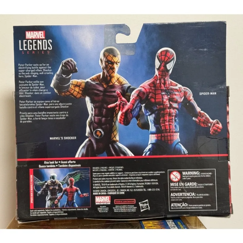 New Original Hasbro Marvel Legends Series MARVEL'S SHOCKER/SPIDER-MAN Action Figure Model Toys Gift
New Original Hasbro Marvel Legends Series MARVEL'S SHOCKER/SPIDER-MAN Action Figure Model Toys Gift