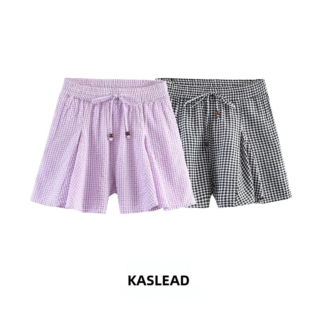 Fashionable Small Plaid Wide Leg Pants Women's Clothing Versatile Simple Design Summer Casual Trousers Natural Waist Polyeste...
Fashionable Small Plaid Wide Leg Pants Women's Clothing Versatile Simple Design Summer Casual Trousers Natural Waist Polyeste...