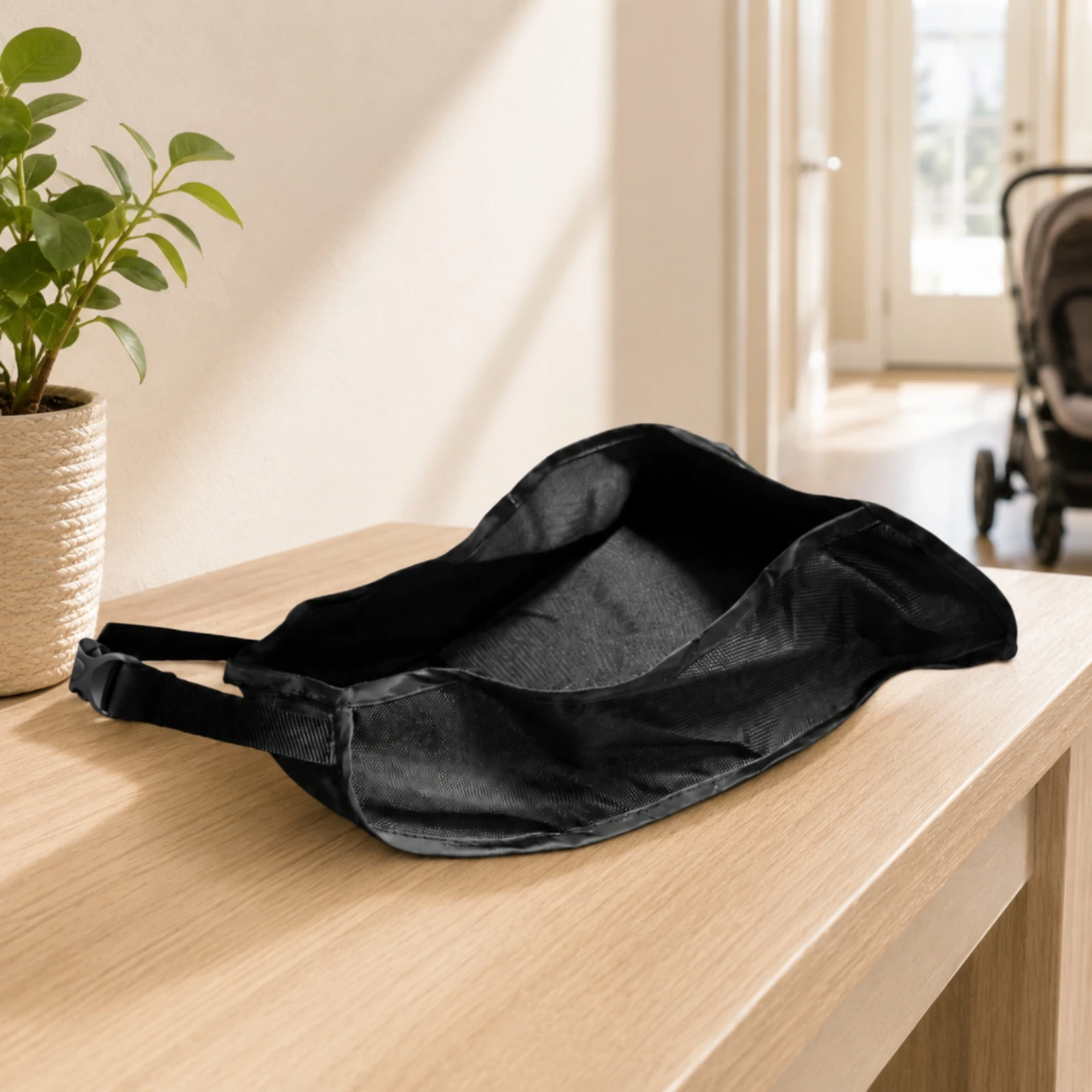 Black Stroller Storage Basket Textile Hanging Stroller Pouch Baby Gear Flexible Under-Frame
Black Stroller Storage Basket Textile Hanging Stroller Pouch Baby Gear Flexible Under-Frame