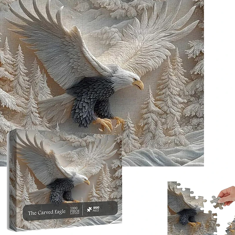 The Carved Eagle Jigsaw Puzzle 1000 Pieces Puzzle Game Challenging Eagle Wildlife Art Design Puzzles Game For Family Activity
The Carved Eagle Jigsaw Puzzle 1000 Pieces Puzzle Game Challenging Eagle Wildlife Art Design Puzzles Game For Family Activity