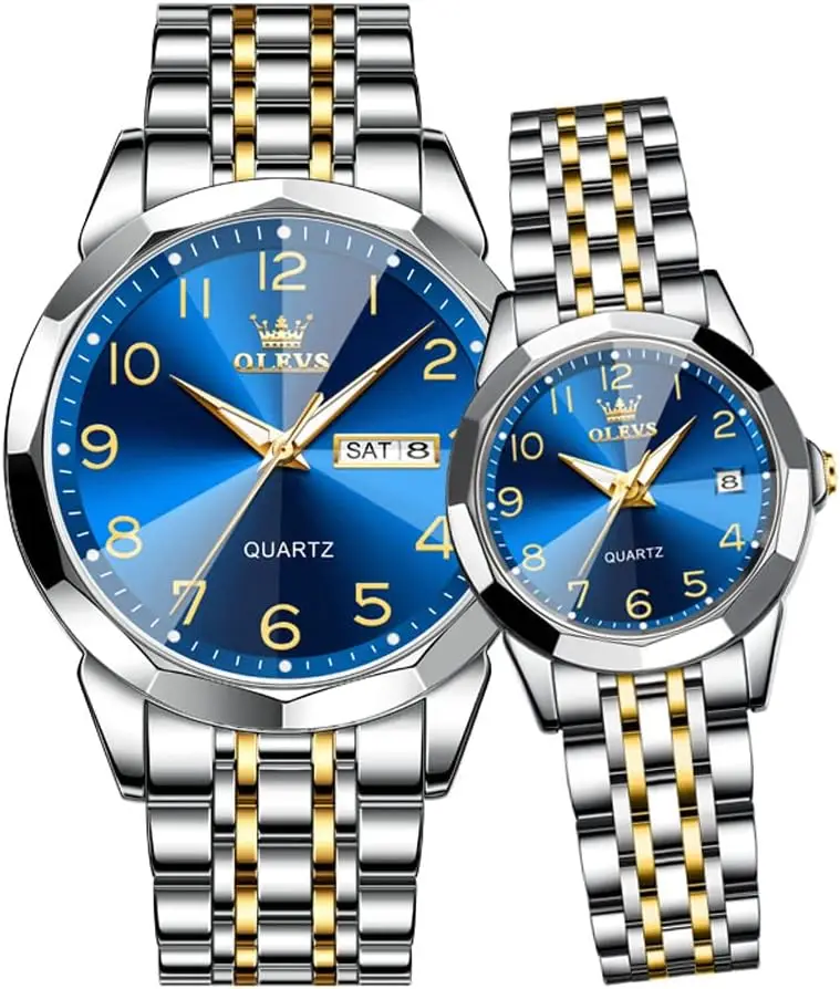 Valentine's Matching Couple Watches Set for Men and Women, Romantic Wedding Gifts
Valentine's Matching Couple Watches Set for Men and Women, Romantic Wedding Gifts