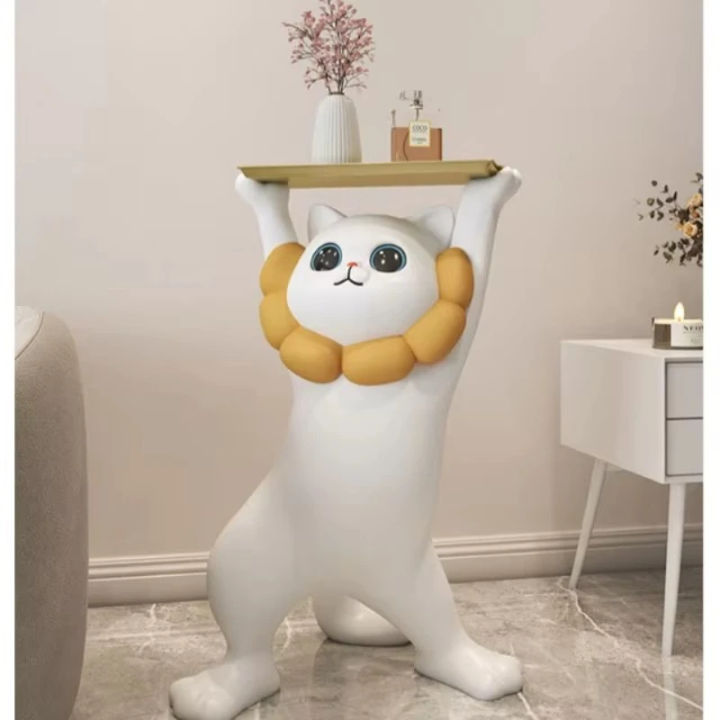 Cute cat floor decoration large living room home decoration porch sofa beaded tray storage new home gifts resin crafts
Cute cat floor decoration large living room home decoration porch sofa beaded tray storage new home gifts resin crafts