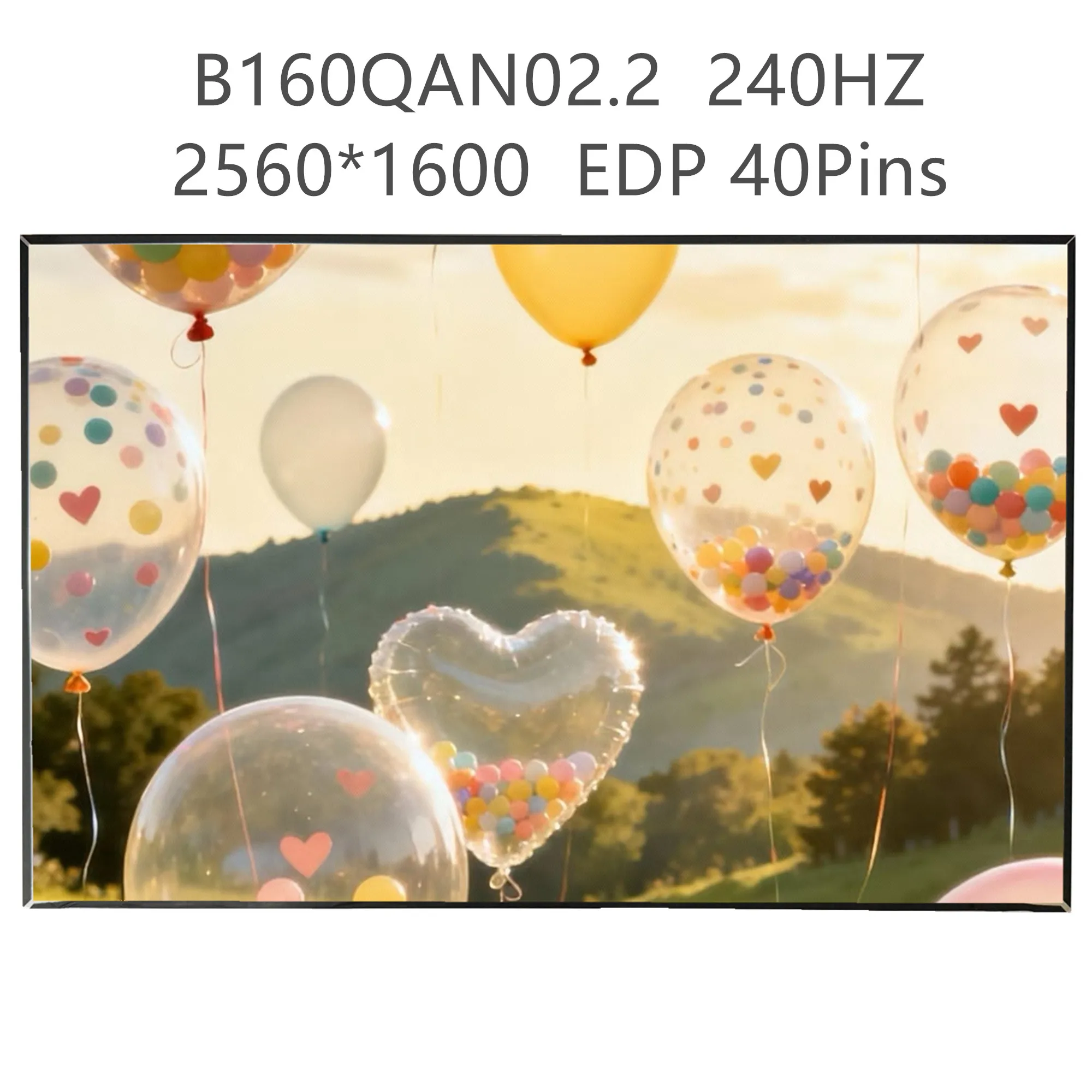 B160QAN02.2 16.0'' 240Hz Laptop LCD Screen Display Panel Matrix 2560*1600 EDP 40 Pins
B160QAN02.2 16.0'' 240Hz Laptop LCD Screen Display Panel Matrix 2560*1600 EDP 40 Pins