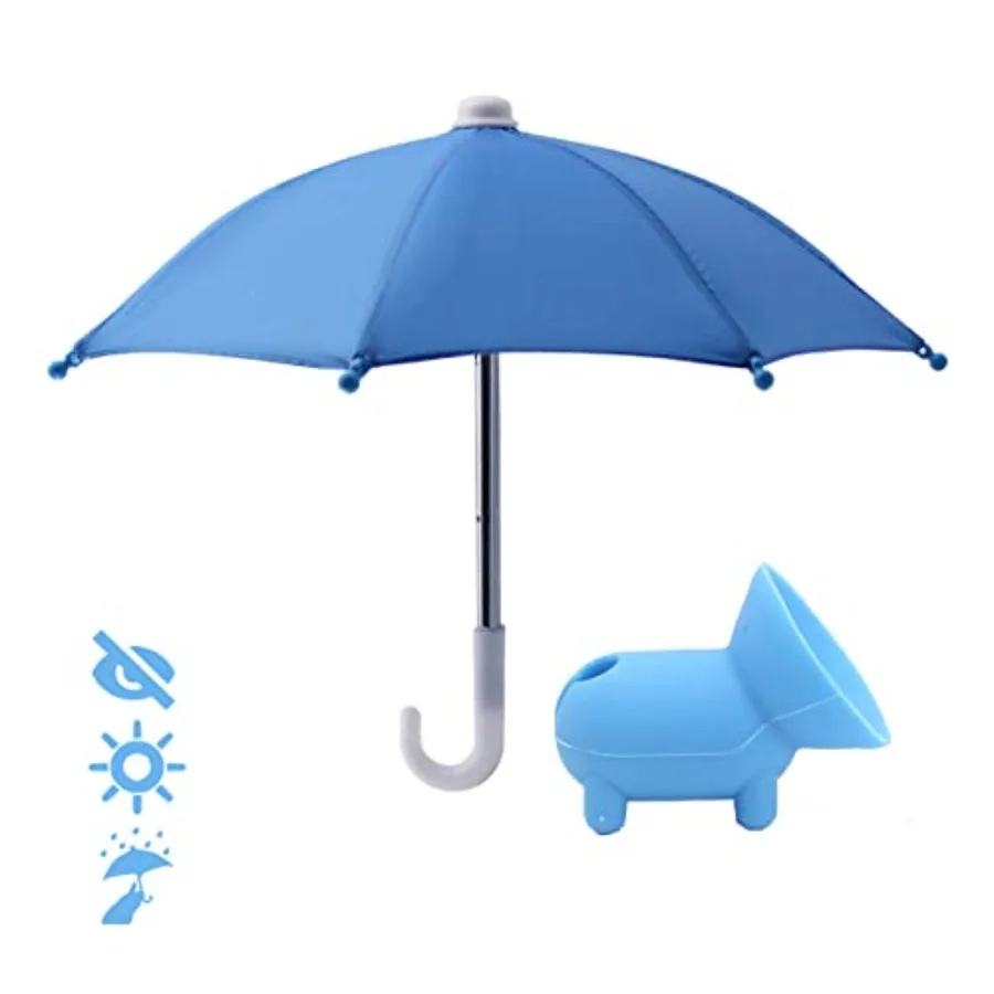 Phone Umbrella for Sun - Cell Phone Umbrella Sun Shade Suction Cup Stand, Mobile Phone Holder with Universal Adjustable Anti-re
Phone Umbrella for Sun - Cell Phone Umbrella Sun Shade Suction Cup Stand, Mobile Phone Holder with Universal Adjustable Anti-re