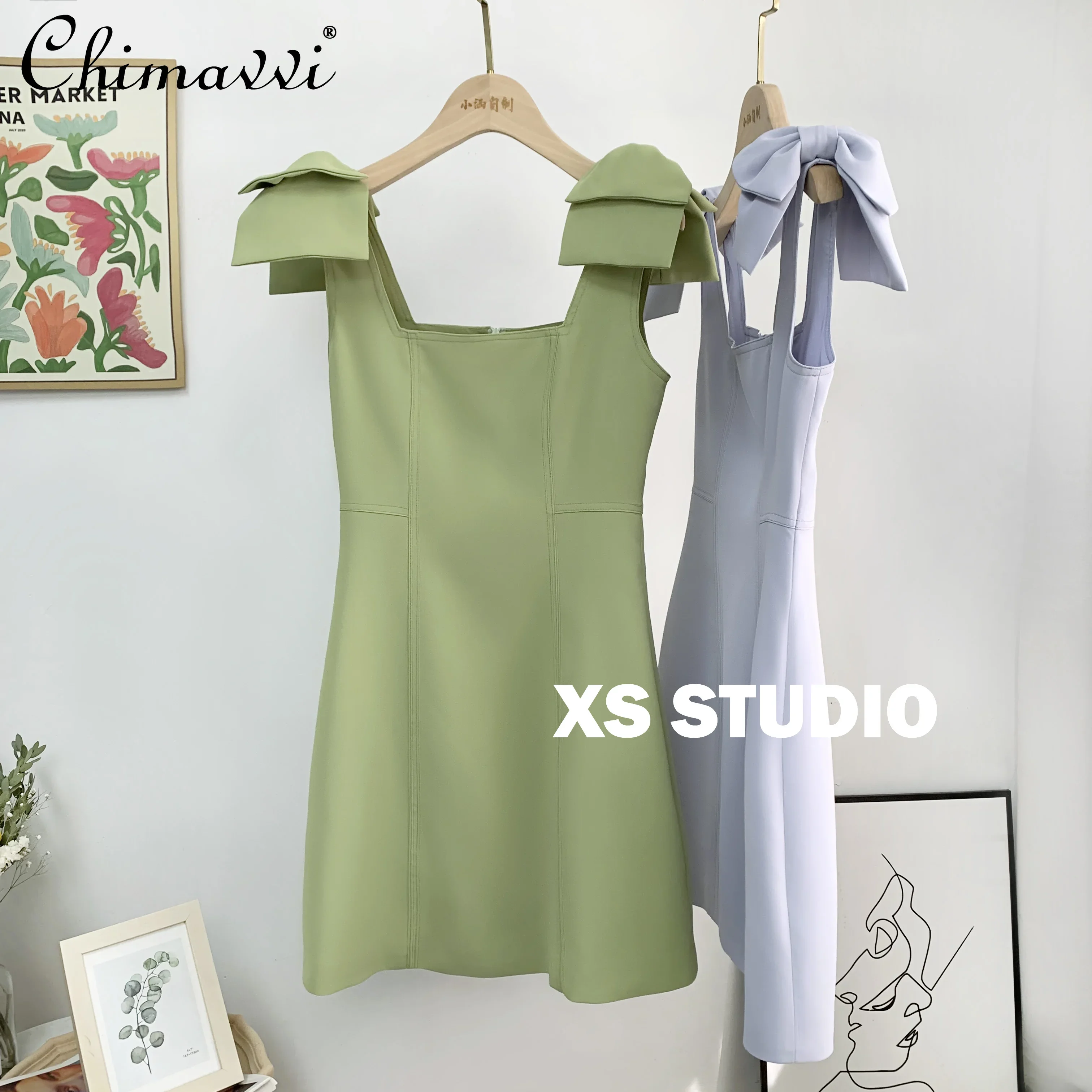 Sweet Sexy Bow Suspender Dress Women's 2025 Summer New Temperament High-end French Waist Women's Party Princess Mini Dresses
Sweet Sexy Bow Suspender Dress Women's 2025 Summer New Temperament High-end French Waist Women's Party Princess Mini Dresses