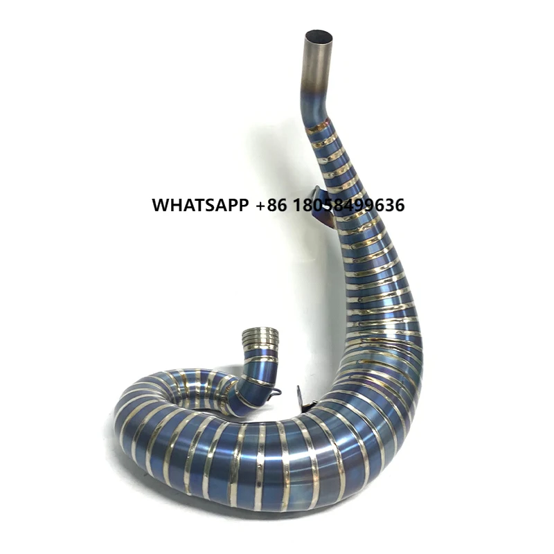 2 Strokes Dirt Bike Motorcycle System Exhaust Header for 250XC/EC300/300XC/EX300/300XC-W/TE250/TE300i/MC250 Titanium Pipe 30mm
2 Strokes Dirt Bike Motorcycle System Exhaust Header for 250XC/EC300/300XC/EX300/300XC-W/TE250/TE300i/MC250 Titanium Pipe 30mm