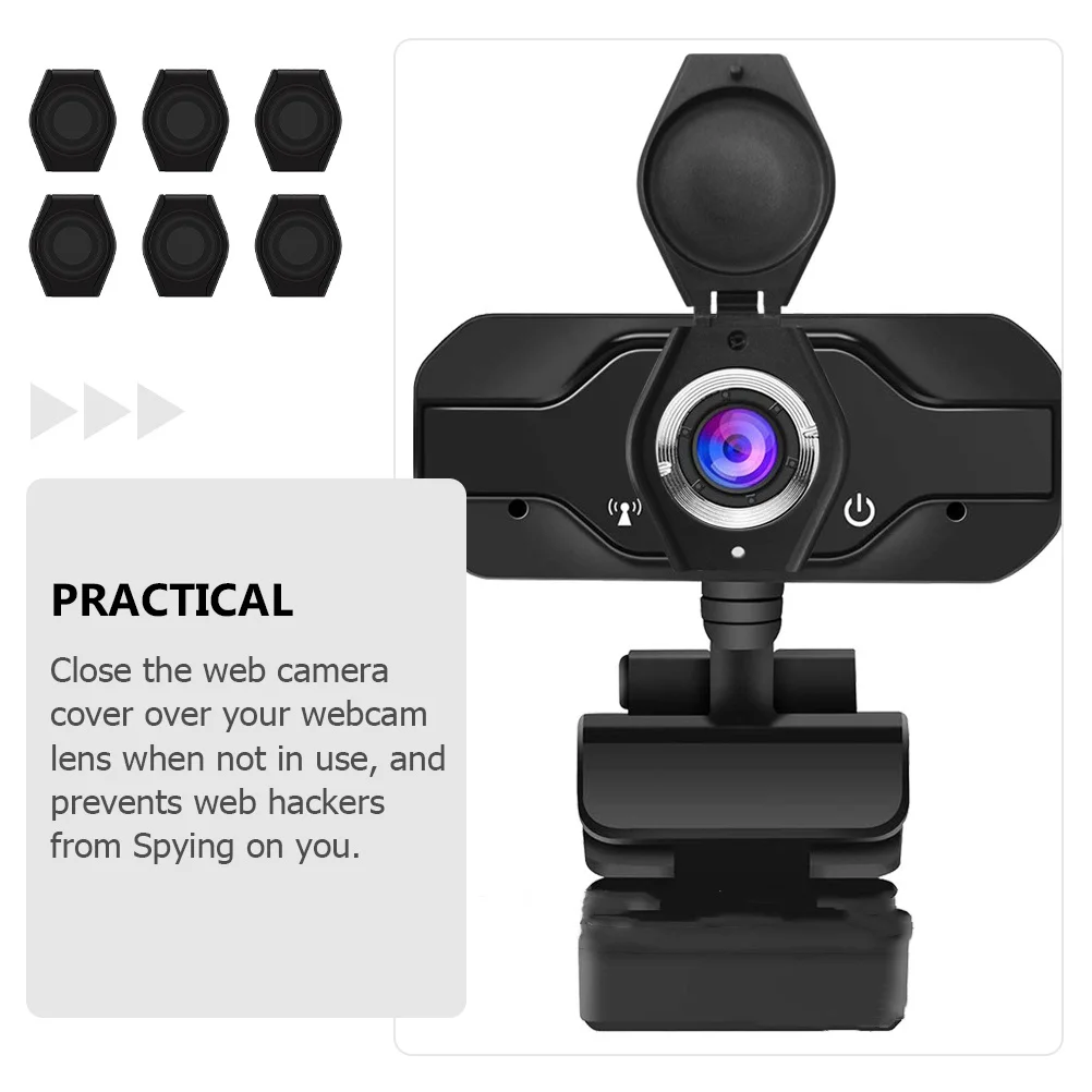 6pcs Webcam Privacy Covers Laptop Camera Protective Tool Dustproof Anti-Peeping Shield High-Strength Plastic For Computer Tablet
6pcs Webcam Privacy Covers Laptop Camera Protective Tool Dustproof Anti-Peeping Shield High-Strength Plastic For Computer Tablet