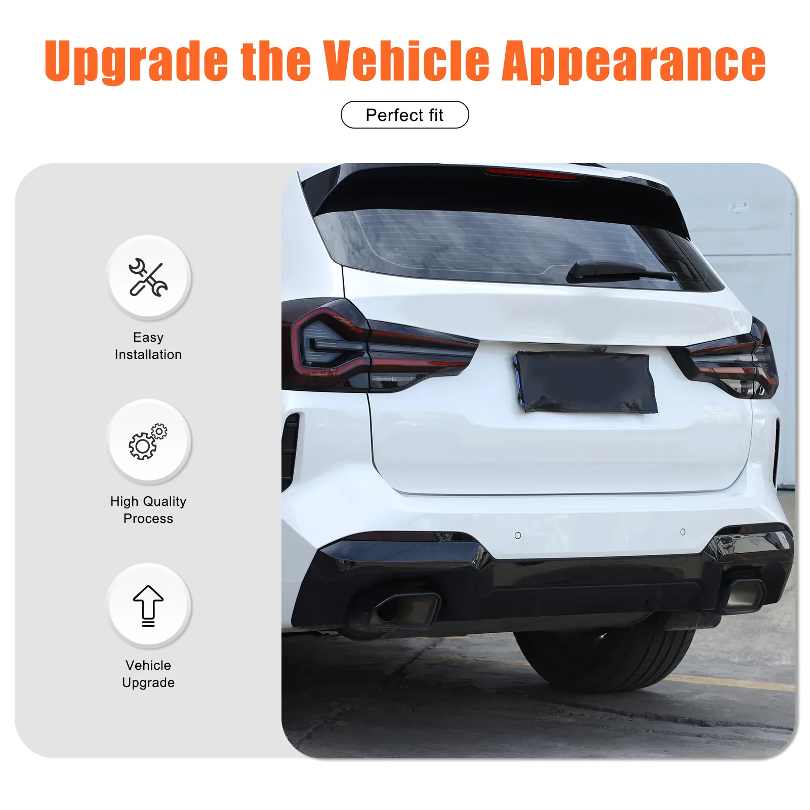 ABS Smoked Black Car Rear Fog Light Cover For BMW X3 G01 2022-2023 Car Tail Fog Lamp Protection Trim Accessories
ABS Smoked Black Car Rear Fog Light Cover For BMW X3 G01 2022-2023 Car Tail Fog Lamp Protection Trim Accessories