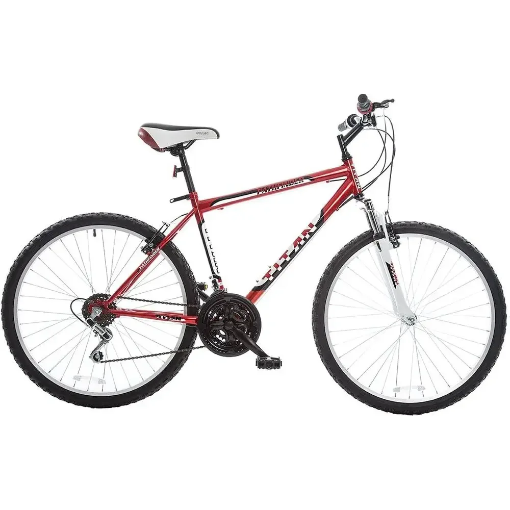 18-Speed All-Terrain Mountain Bike with Front Suspension
18-Speed All-Terrain Mountain Bike with Front Suspension