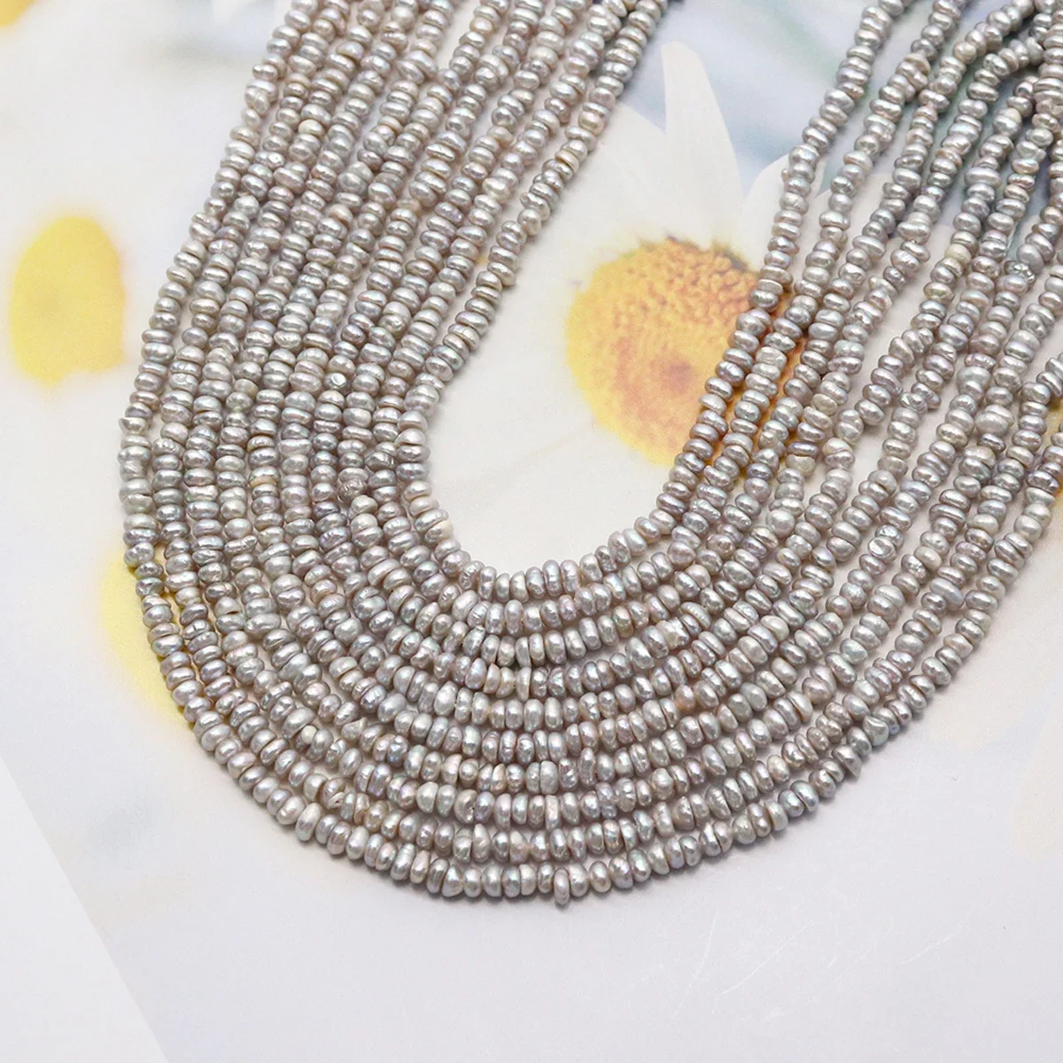 2-3mm4A Flawless Small Natural Freshwater Gray Irregular Flat Pearl Rare Bead Gift Jewelry MakeDIY Necklace Bracelet Accessories
2-3mm4A Flawless Small Natural Freshwater Gray Irregular Flat Pearl Rare Bead Gift Jewelry MakeDIY Necklace Bracelet Accessories