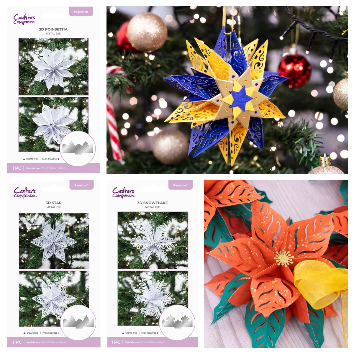 Christmas 3D Snowflake Star Poinsettia Metal Cutting Dies Scrapbooking DIY Gift Greeting Card Album 2025 New Embossing Molds
Christmas 3D Snowflake Star Poinsettia Metal Cutting Dies Scrapbooking DIY Gift Greeting Card Album 2025 New Embossing Molds