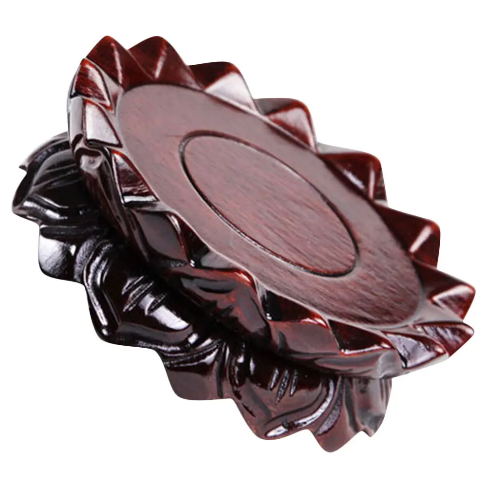 Lotus Shape Wood Display Base Buddha Statue Pedestal Stable Wood Craft Stand Incense Burner Vase Bonsai Decorative Home Display
Lotus Shape Wood Display Base Buddha Statue Pedestal Stable Wood Craft Stand Incense Burner Vase Bonsai Decorative Home Display