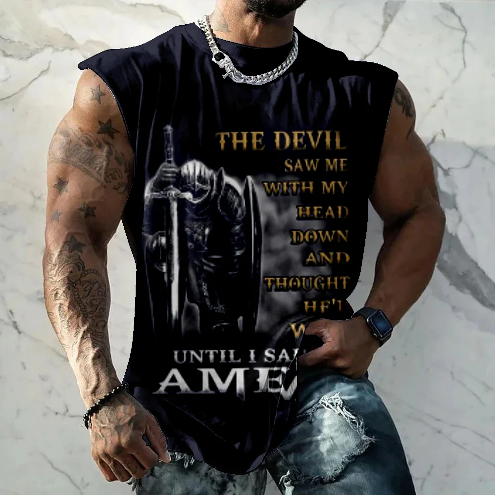 Крутая мужская майка Amen The Devil Saw Me, американские рубашки без рукавов, летние удобные свободные мужские повседневные жилеты для фитнеса, уличная одежда
Крутая мужская майка Amen The Devil Saw Me, американские рубашки без рукавов, летние удобные свободные мужские повседневные жилеты для фитнеса, уличная одежда