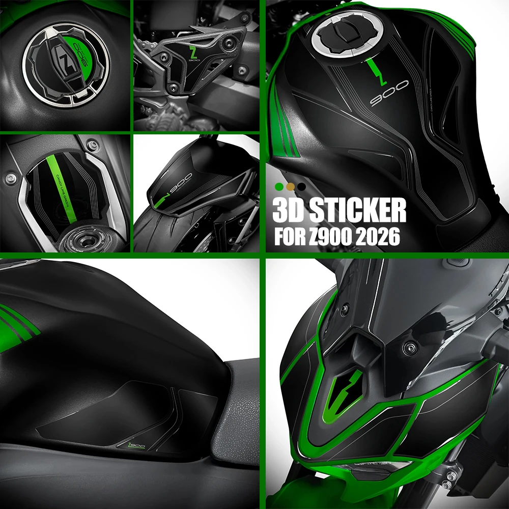 Motorcycle Accessories Waterproof Protective Sticker 3D Epoxy Resin Protective Sticker FOR Z 900 2026 Lime Green
Motorcycle Accessories Waterproof Protective Sticker 3D Epoxy Resin Protective Sticker FOR Z 900 2026 Lime Green