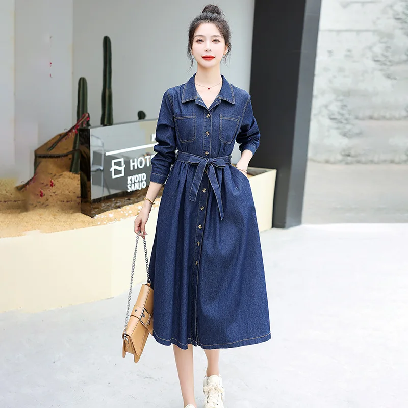 Hong Style Retro Long Sleeve Dress Women, New Spring And Autumn Niche Unique Slim Waist Shirt Long Dress
Hong Style Retro Long Sleeve Dress Women, New Spring And Autumn Niche Unique Slim Waist Shirt Long Dress