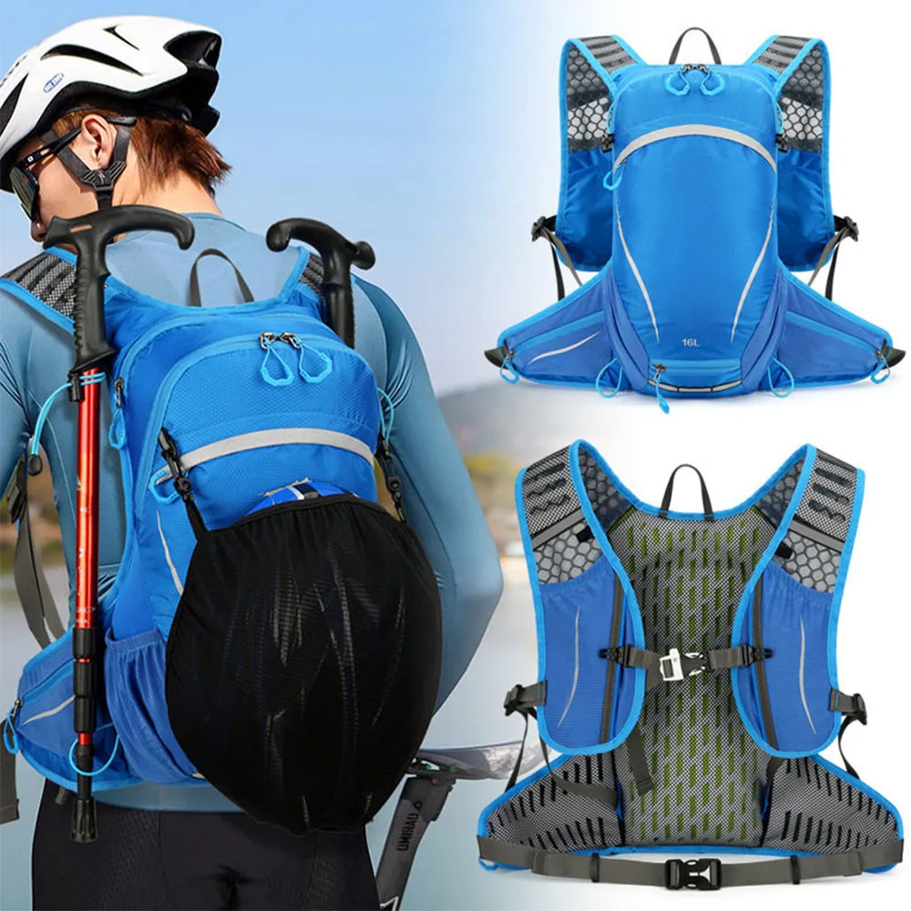 16L Hydration Backpack for Hiking Cycling Lightweight Running Vest Waterproof Multifunctional Storage Bag for Outdoor Sports
16L Hydration Backpack for Hiking Cycling Lightweight Running Vest Waterproof Multifunctional Storage Bag for Outdoor Sports