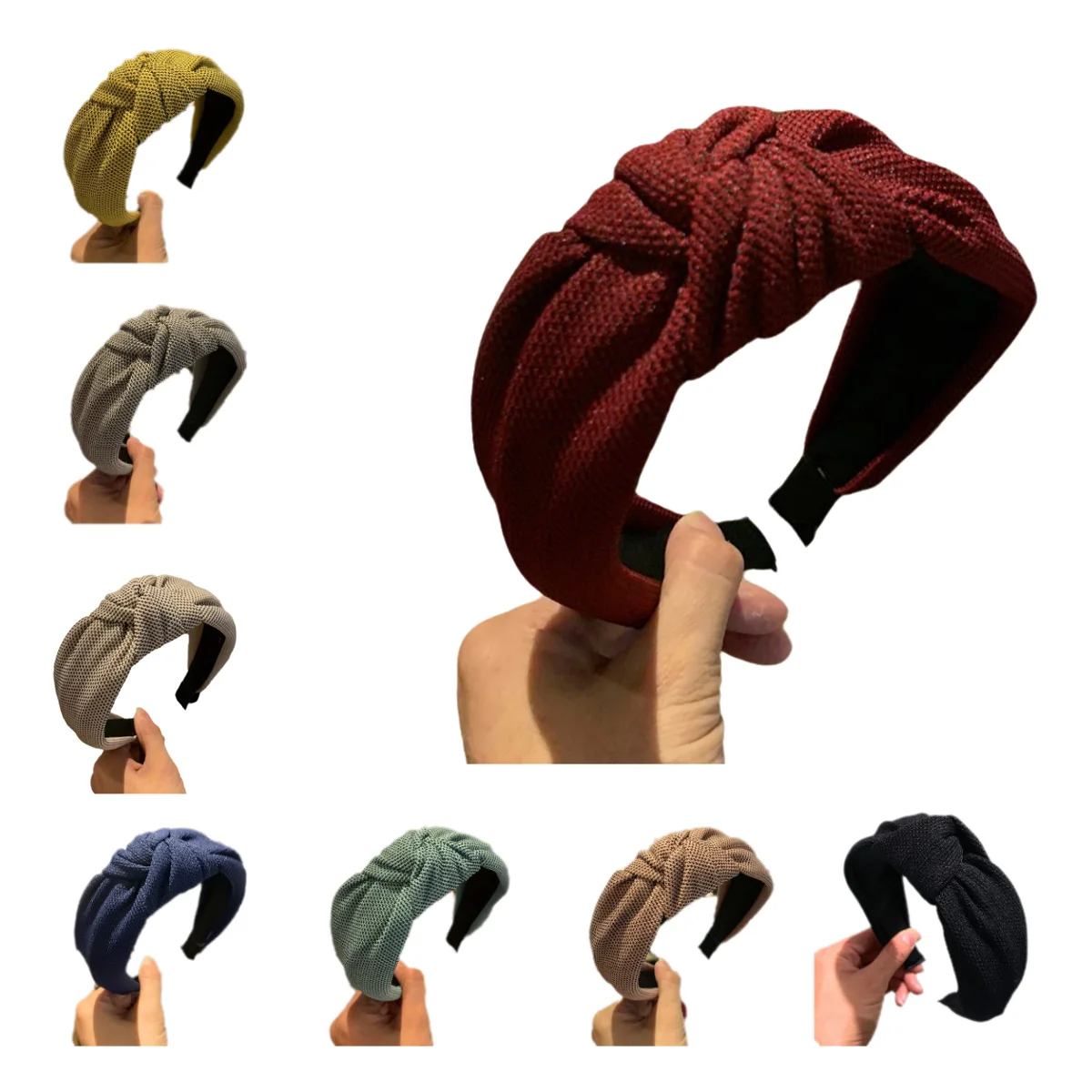 Fashion Able and Versatile Trendy Simple Headwear Knot Retro Monochrome Headband Wide Edged Woman's Face Wash Hair Accessories
Fashion Able and Versatile Trendy Simple Headwear Knot Retro Monochrome Headband Wide Edged Woman's Face Wash Hair Accessories
