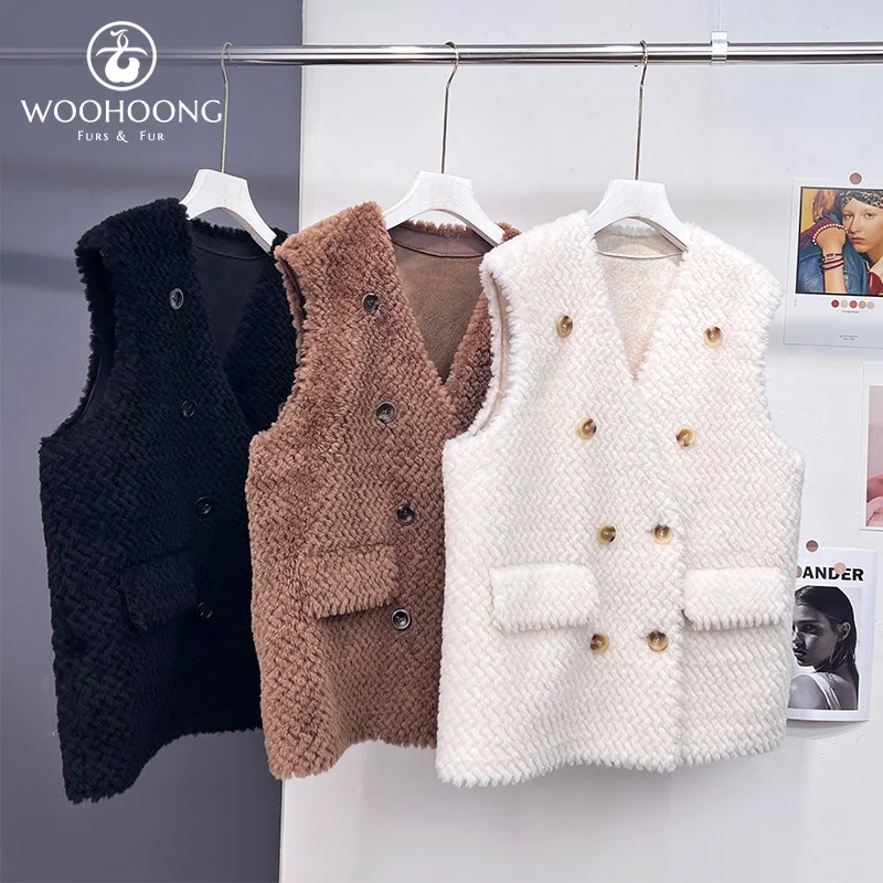 New Winter Fur Coat Vest Women's Short Plush Coat 100% Wool Vest Fashion Sleeveless Temperament
New Winter Fur Coat Vest Women's Short Plush Coat 100% Wool Vest Fashion Sleeveless Temperament