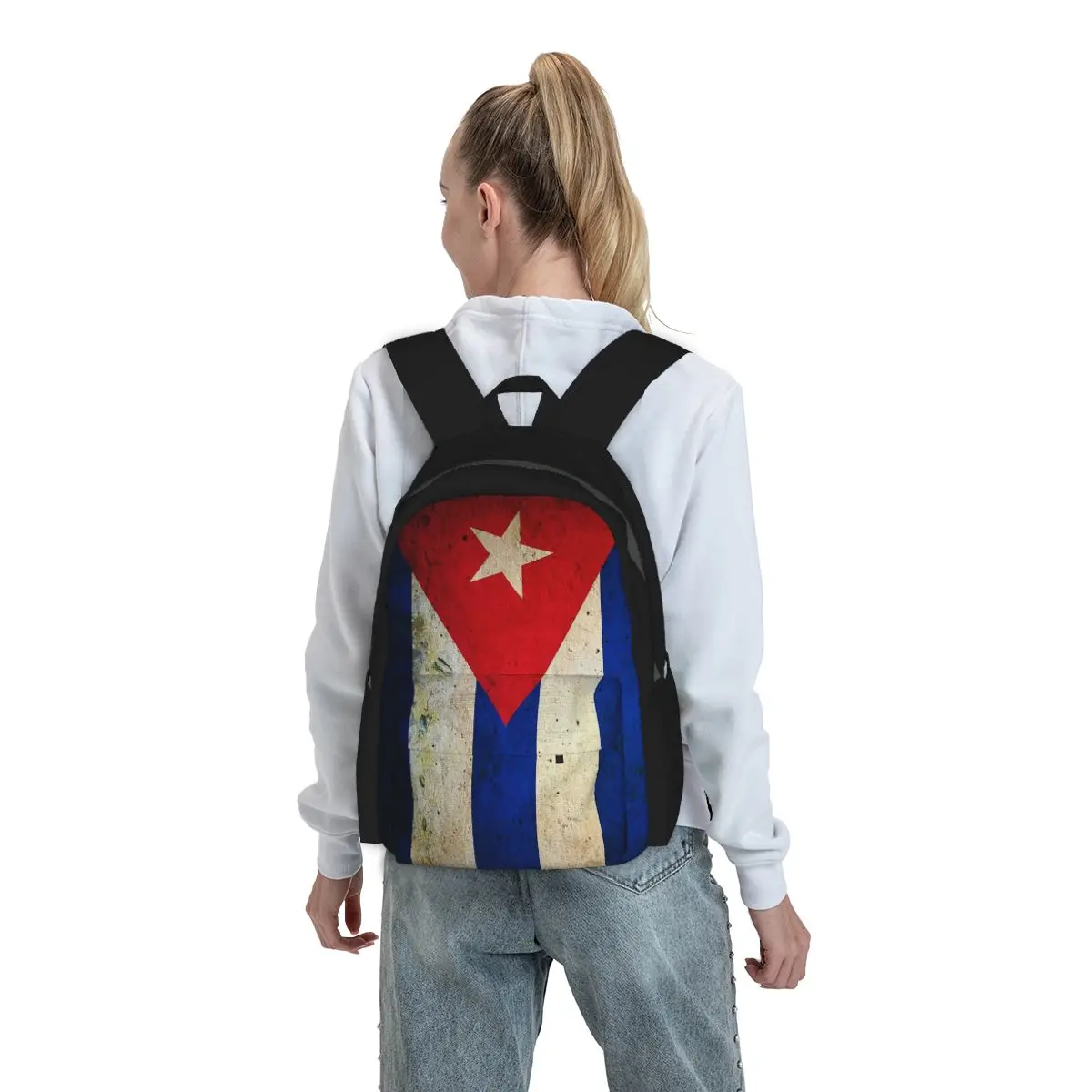 Cuba Cuban Flag Backpack Student BookBag Children School Bag Computer Shoulder Bags for Men Women
Cuba Cuban Flag Backpack Student BookBag Children School Bag Computer Shoulder Bags for Men Women