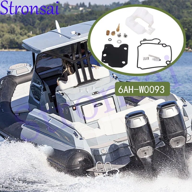 Ремкомплект карбюратора 6AH-W0093 для подвесного мотора Yamaha F9.9 F13.5 F15 F20 6AH-W0093-00 6AH-W0093-01
Ремкомплект карбюратора 6AH-W0093 для подвесного мотора Yamaha F9.9 F13.5 F15 F20 6AH-W0093-00 6AH-W0093-01
