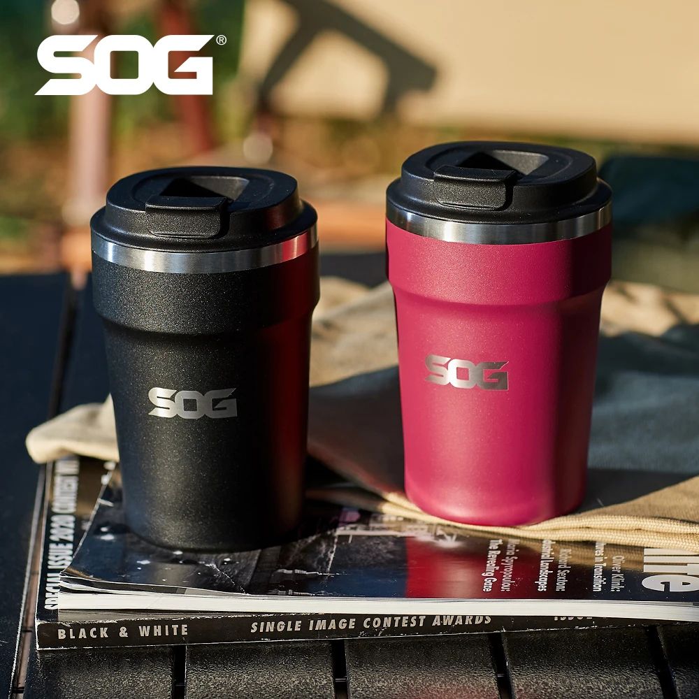 SOG 12oz/360ml Thermos Coffee Mug Stainless Steel Vacuum Insulated Water Bottle & Travel Coffee Cup for Camping, Sports, Office
SOG 12oz/360ml Thermos Coffee Mug Stainless Steel Vacuum Insulated Water Bottle & Travel Coffee Cup for Camping, Sports, Office