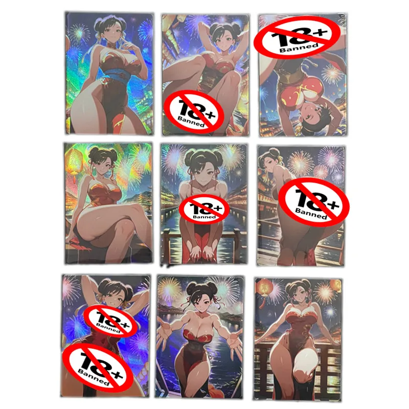 9 шт./компл., аниме, боевая игра, уличный истребитель, Chun-Li, сексуальная карта 18+ ACG Flash, телесная карта для взрослых, коллекция комиксов, карта для фанатов, игрушка в подарок
9 шт./компл., аниме, боевая игра, уличный истребитель, Chun-Li, сексуальная карта 18+ ACG Flash, телесная карта для взрослых, коллекция комиксов, карта для фанатов, игрушка в подарок