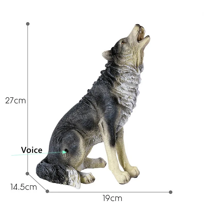 figuras de lobo de imitación de voz, estatua de Animal americano, accesorios de decoración para el hogar decoración Interior
figuras de lobo de imitación de voz, estatua de Animal americano, accesorios de decoración para el hogar decoración Interior