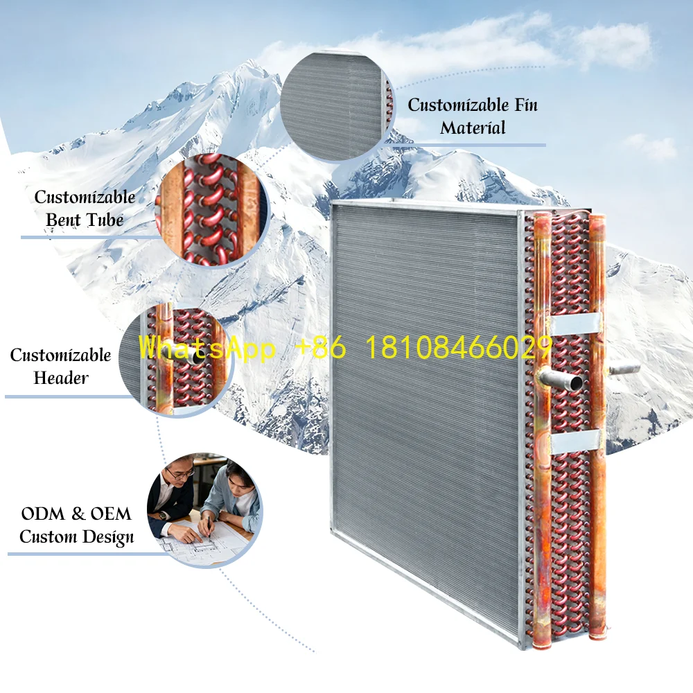 Factory Price High-Efficiency Heat Dissipation Copper Tube Fin Condenser Cold Storage Refrigeration Fast Customization
Factory Price High-Efficiency Heat Dissipation Copper Tube Fin Condenser Cold Storage Refrigeration Fast Customization