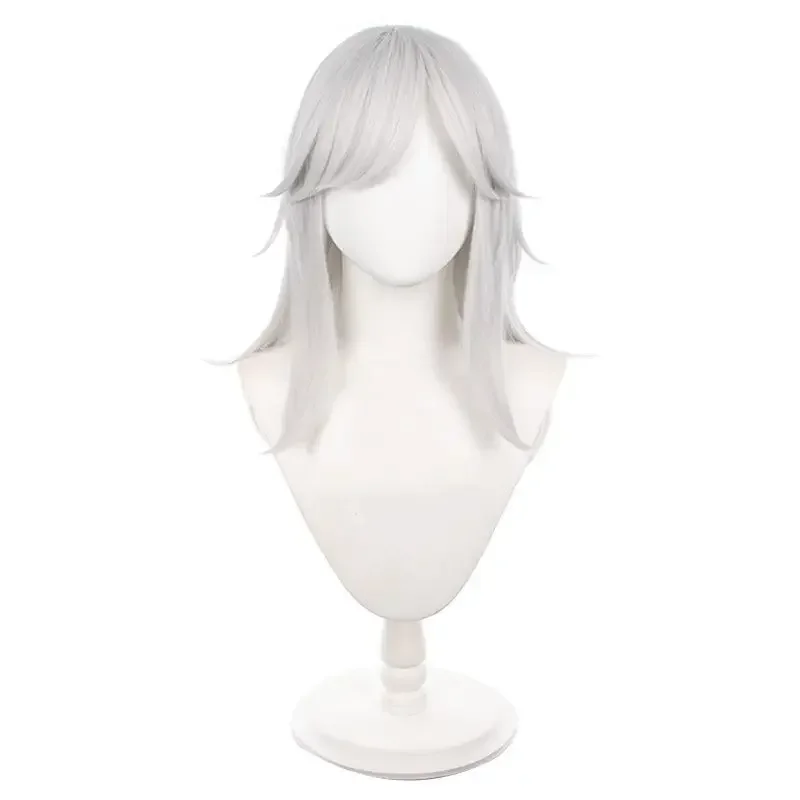 Genshin Impact Cosplay Wig Sumeru Akademiya CYNO 60Cm Silver White Heat Resistant Synthetic Pelucas Anime Wigs MN12
Genshin Impact Cosplay Wig Sumeru Akademiya CYNO 60Cm Silver White Heat Resistant Synthetic Pelucas Anime Wigs MN12