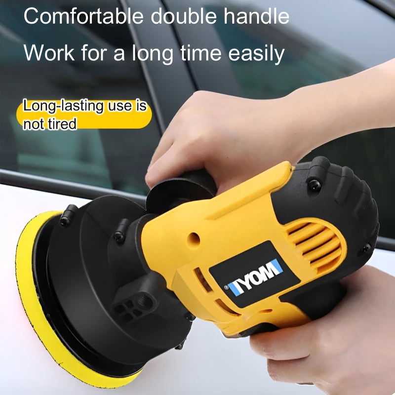 【Вилка ЕС/США/Великобритании】Ручная электрическая полировальная машина, инструмент для остекления вощения автомобиля для ухода за автомобилем и плитками, идеально подходит для автомобиля
【Вилка ЕС/США/Великобритании】Ручная электрическая полировальная машина, инструмент для остекления вощения автомобиля для ухода за автомобилем и плитками, идеально подходит для автомобиля