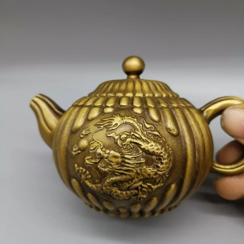Double Dragon Copper Kettle Brass Dragon and Phoenix Kettle Pure Copper Wine Kettle Water Kettle Kung Fu Tea Set Home Living Roo
Double Dragon Copper Kettle Brass Dragon and Phoenix Kettle Pure Copper Wine Kettle Water Kettle Kung Fu Tea Set Home Living Roo