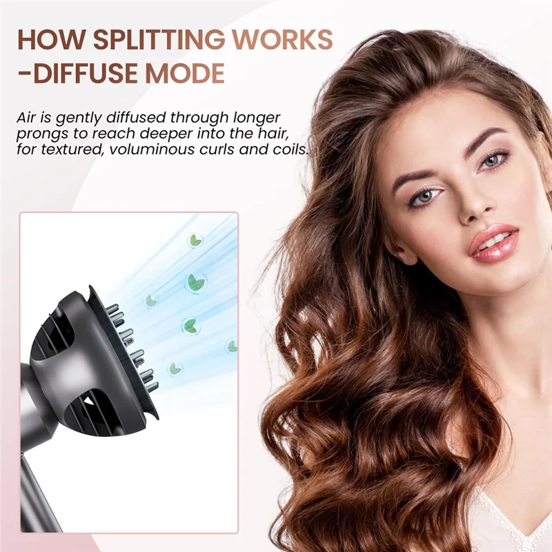 Efficient-Upgrated Diffuser Nozzle 2 In 1 Attachment For Dyson Supersonic Hair Dryer HD03 HD04 HD08 HD15 HD16 Parts Tools
Efficient-Upgrated Diffuser Nozzle 2 In 1 Attachment For Dyson Supersonic Hair Dryer HD03 HD04 HD08 HD15 HD16 Parts Tools
