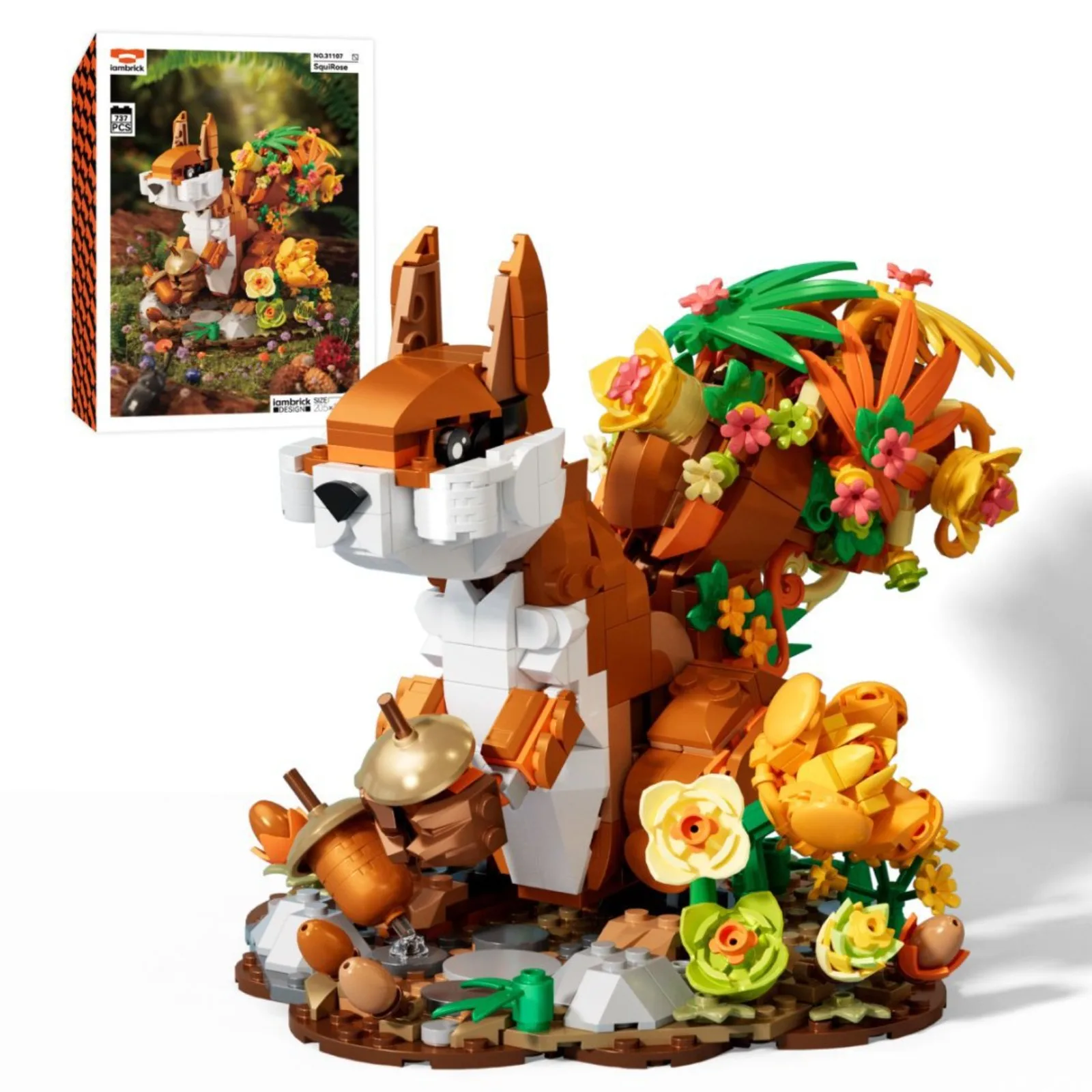 31107 Flower-tailed Pine Cute Animal Building Block Model Toy New Creative Gift for Boys Girls
31107 Flower-tailed Pine Cute Animal Building Block Model Toy New Creative Gift for Boys Girls