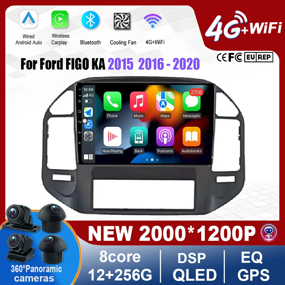 9Inch QLED Touch Screen For Ford FIGO KA 2015 - 2020 Wireless Carplay Android Auto Car Radio Multimedia Player Tools GPS BT WIFI
9Inch QLED Touch Screen For Ford FIGO KA 2015 - 2020 Wireless Carplay Android Auto Car Radio Multimedia Player Tools GPS BT WIFI