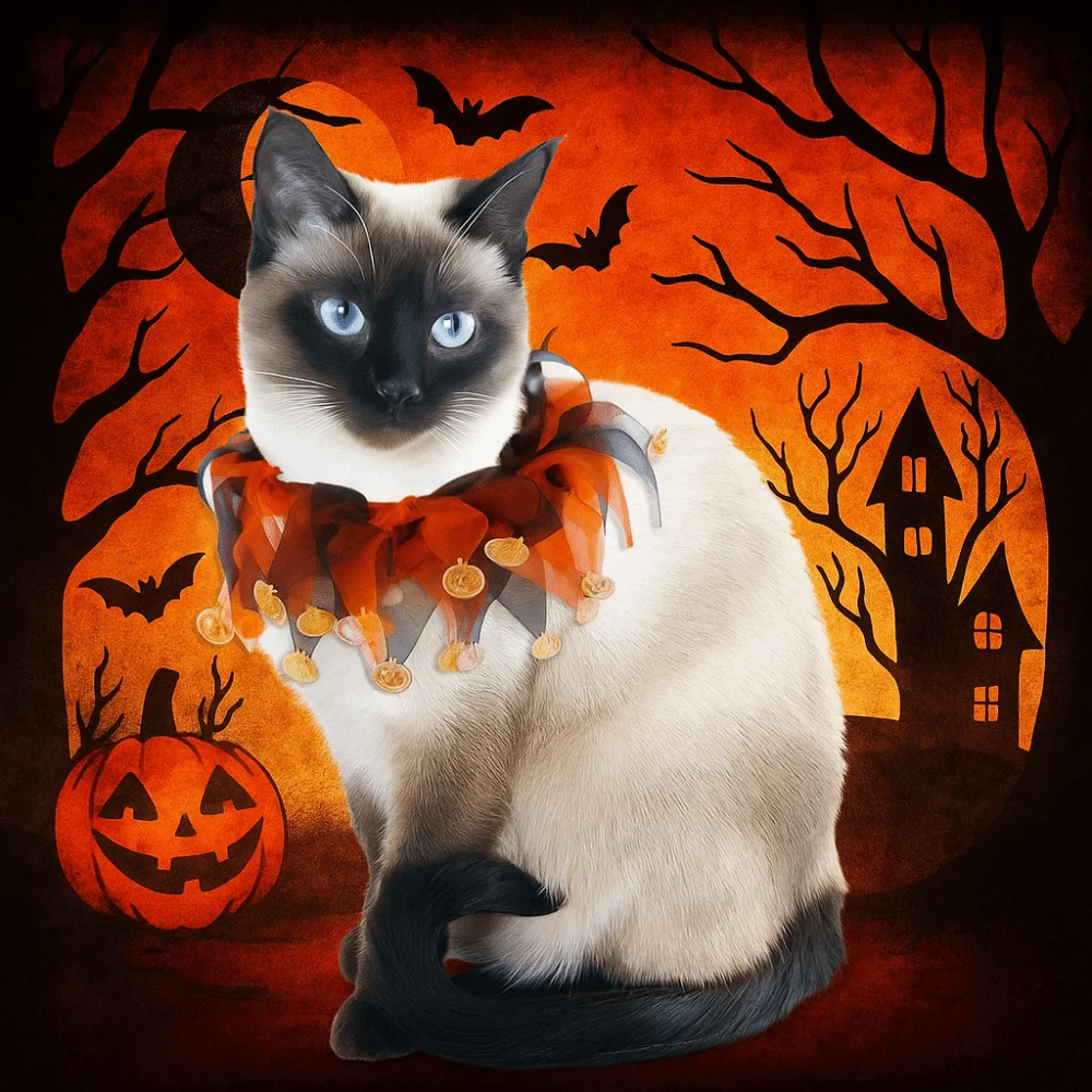 Fuuny Pumpkin Halloween Cat Costume Spider Adjustable Cat Collar Hat Set Mesh Scarf Pet Halloween Supplies Small Dog
Fuuny Pumpkin Halloween Cat Costume Spider Adjustable Cat Collar Hat Set Mesh Scarf Pet Halloween Supplies Small Dog