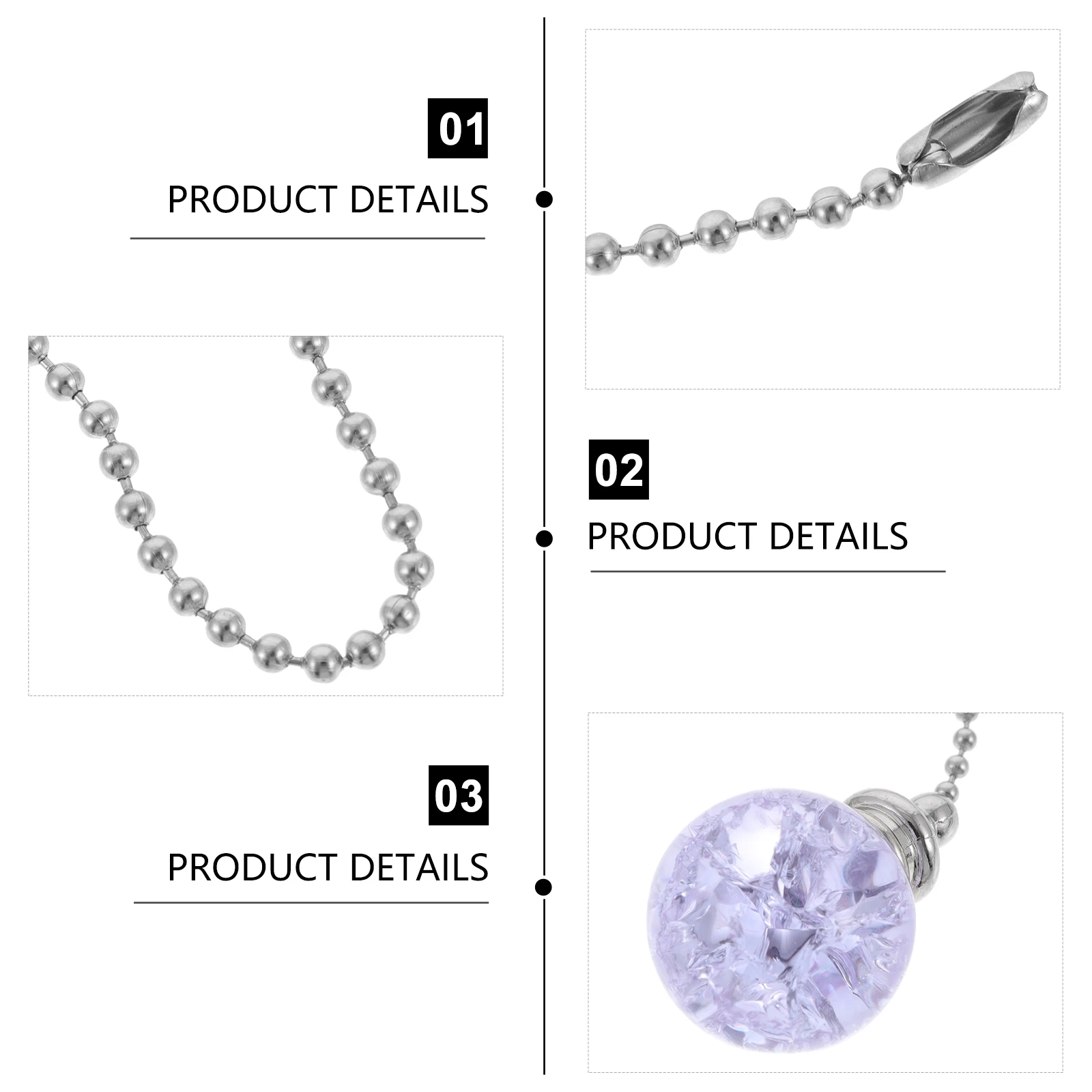 2Pcs Crystal Ball Ceiling Fan Hanging Pendants Decorative Pull Chains Chandelier Chain Pendant for Fan Wedding
2Pcs Crystal Ball Ceiling Fan Hanging Pendants Decorative Pull Chains Chandelier Chain Pendant for Fan Wedding