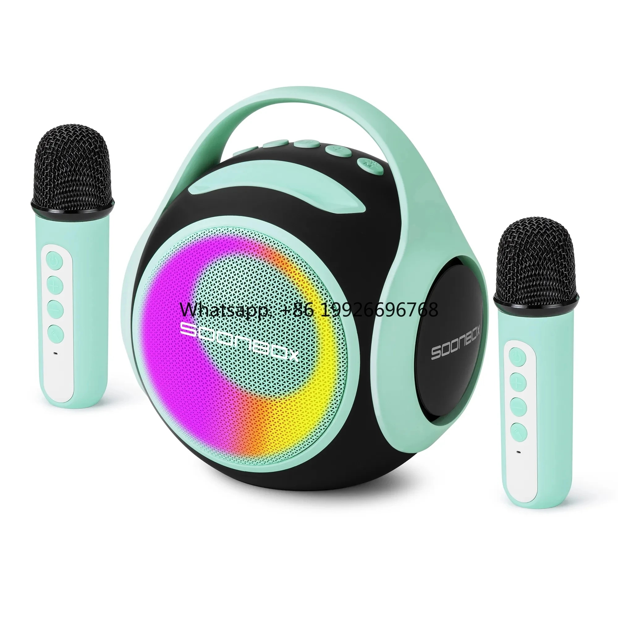 Soonbox S5100 Портативные колонки Караоке-машина 2 микрофона Беспроводной мини-микрофон с микрофоном для детей Производство динамиков для вечеринок на открытом воздухе
Soonbox S5100 Портативные колонки Караоке-машина 2 микрофона Беспроводной мини-микрофон с микрофоном для детей Производство динамиков для вечеринок на открытом воздухе